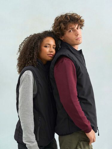 Жилет софтшелл унисекс Falcon BW, синий, размер XXL 7