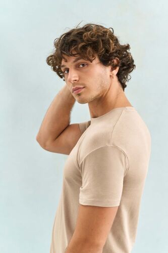 Футболка унисекс Regent 150, серо-бежевая, размер 3XL 5