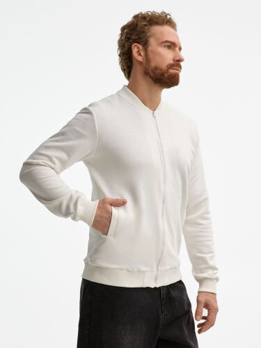 Бомбер унисекс Townie, молочно-белый, размер M 5