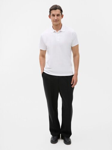 Рубашка поло мужская Prescott men 170 белая, размер M 7