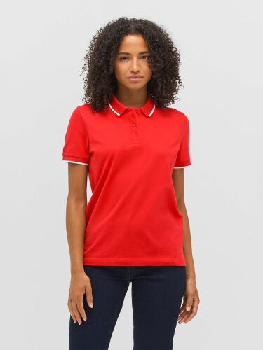 Рубашка поло унисекс Palermo, серый меланж с темно-синим, размер 5