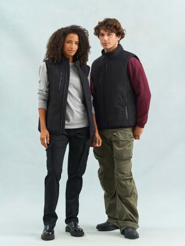 Жилет софтшелл унисекс Falcon BW, синий, размер XXL 5