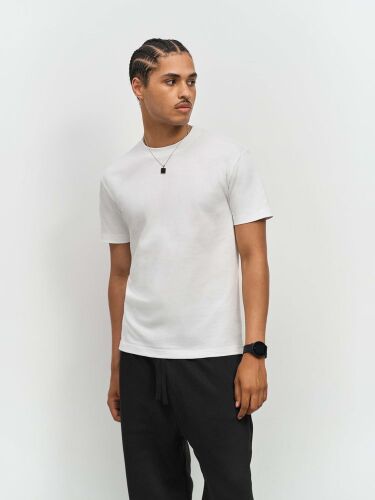 Футболка унисекс Cliff, светло-бежевая (неокрашенная), размер S 4