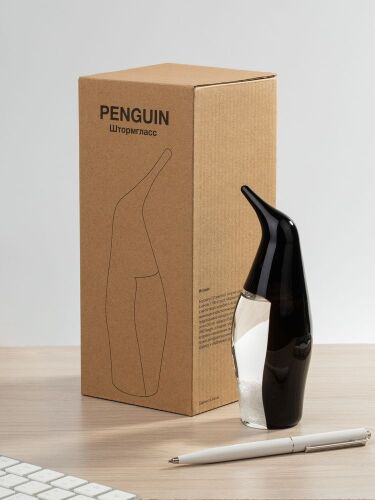 Штормгласс Penguin, черный 6