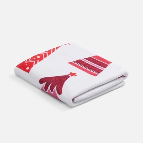 Флисовый плед Imaginario, красный 3