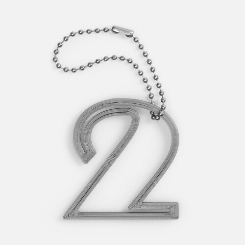 Подвеска Symbol, 3D-печать на заказ, цифра 2 4