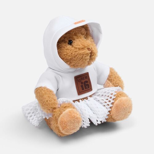 Мягкая игрушка «Мишка Cuddleton» в белом худи 6