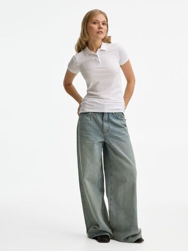 Рубашка поло женская Brandy Women белый/темно-синий, размер XS 7