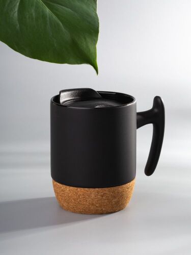 Кружка Corky Grip, черная 4