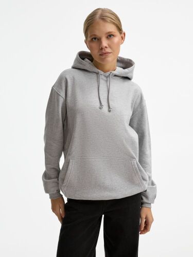 Худи унисекс Condor, серый меланж, размер XL 2