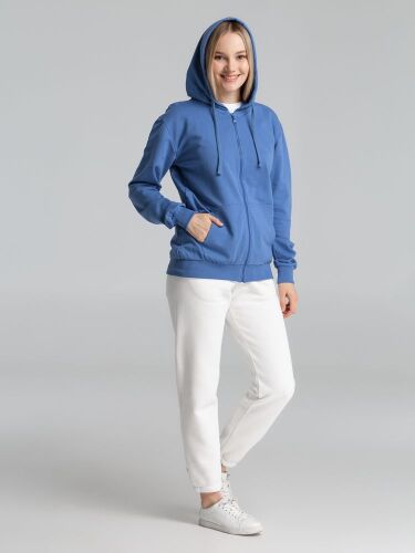 Толстовка на молнии с капюшоном Siverga 2.0, ярко-синяя, размер  5