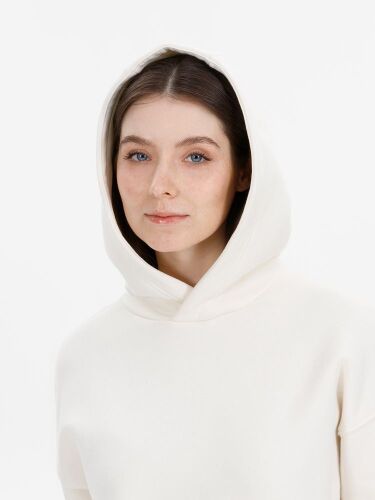 Худи оверсайз унисекс Snuggie, молочно-белое, размер XL/XXL 2 Худи оверсайз унисекс Snuggie, молочно-белое, размер XL/XXL 2