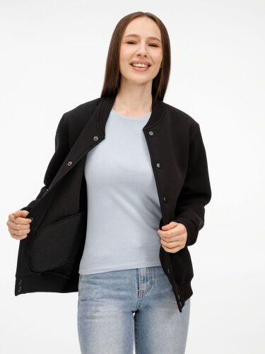 Бомбер унисекс AtmosWear, черный, размер L