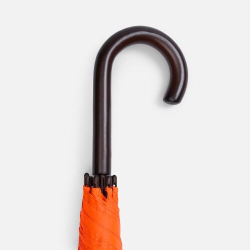 Зонт-трость Standard, оранжевый неон 4