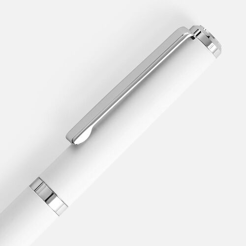 Ручка шариковая Inkish Chrome в футляре, белая 3