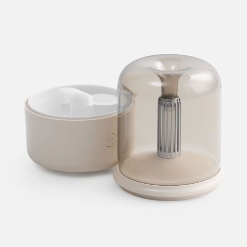 Увлажнитель-ароматизатор с подсветкой mistFlicker, молочно-белый 4