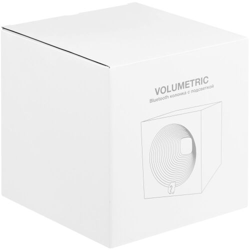 Bluetooth-колонка с подсветкой Volumetric, белая 7