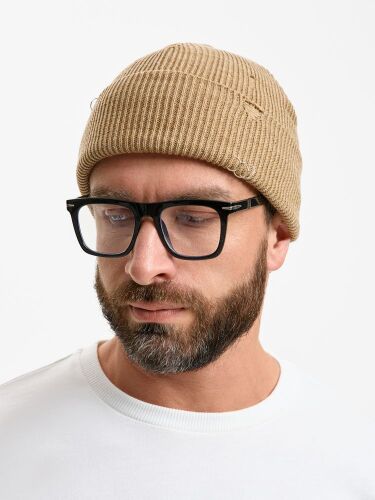 Шапка Ribelle, коричнево-бежевый меланж 6