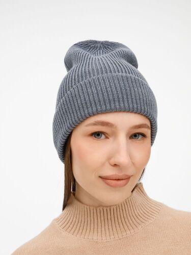 Шапка Nobilis Mono, серая (стальная) 4