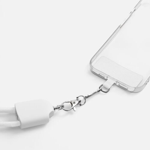 Кабель-ланьярд energyFlex Pro, белый 3