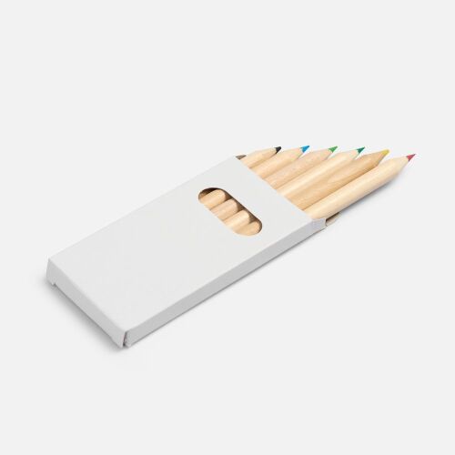 Набор цветных карандашей Pencilvania Mini, белый 1