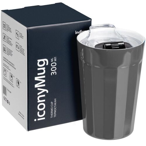 Термостакан iconyMug, серый 4 Термостакан iconyMug, серый 4