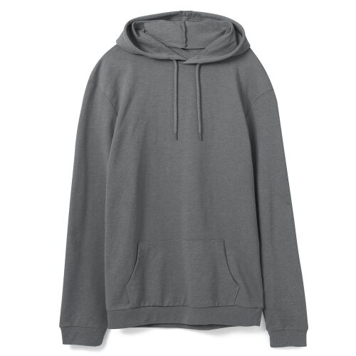 Толстовка с капюшоном унисекс Hoodie, серая (стальная), размер X 1