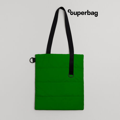 Шоппер Superbag Bubble New (зеленый с черным) 1