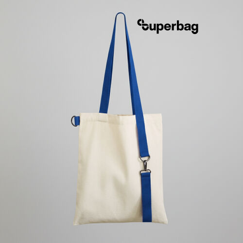 Шоппер Superbag с ремувкой 4sb (неокрашенный с синим) 1 Шоппер Superbag с ремувкой 4sb (неокрашенный с синим) 1