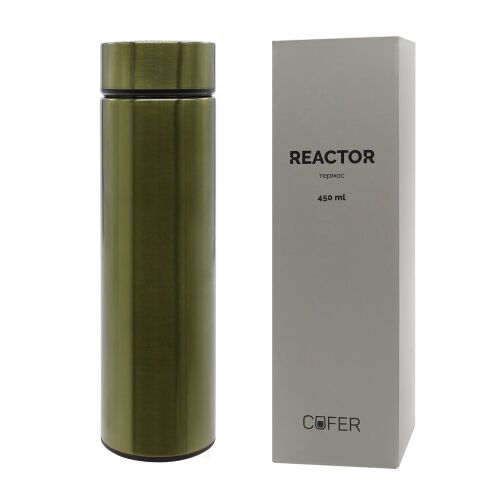 Термос Reactor металлик с датчиком температуры (хаки) 4