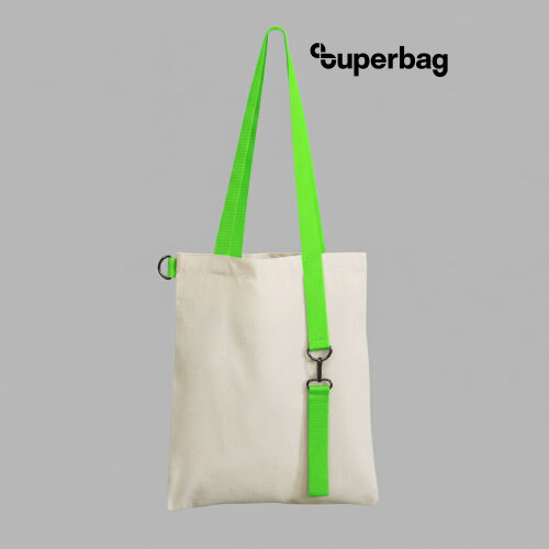 Шоппер Superbag с ремувкой 4sb (неокрашенный с салатовым) 1 Шоппер Superbag с ремувкой 4sb (неокрашенный с салатовым) 1