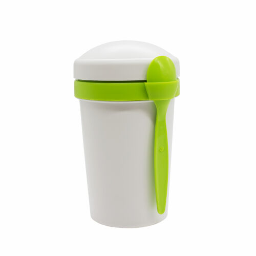 Ланч-бокс Cereal to go Green Line с ложкой (салатовый) 3 Ланч-бокс Cereal to go Green Line с ложкой (салатовый) 3