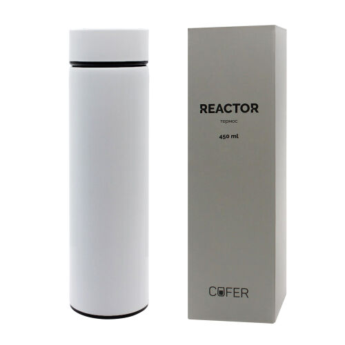 Термос Reactor софт-тач с датчиком температуры (белый) 4 Термос Reactor софт-тач с датчиком температуры (белый) 4