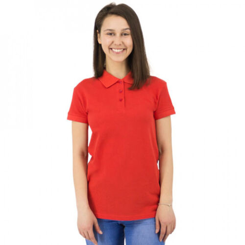 Рубашка поло Rock Lady, женская (красная, 2XL) 1 Рубашка поло Rock Lady, женская (красная, 2XL) 1