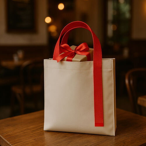 Шоппер Superbag Pack (S) (неокрашенный с красным) 5