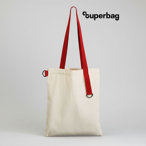 Шоппер Superbag (неокрашенный с красным) 1 Шоппер Superbag (неокрашенный с красным) 1