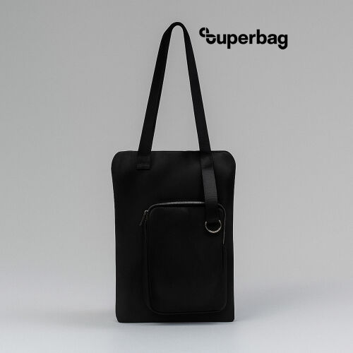Шоппер Superbag Pocket (черный) 8