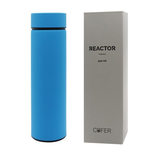 Термос Reactor софт-тач с датчиком температуры (голубой) 4 Термос Reactor софт-тач с датчиком температуры (голубой) 4