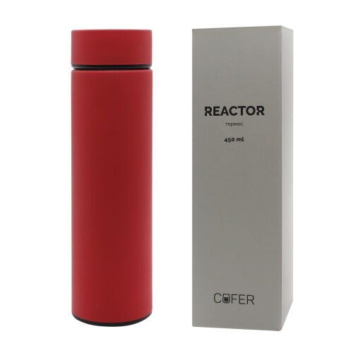 Термос Reactor софт-тач с датчиком температуры (красный) 4 Термос Reactor софт-тач с датчиком температуры (красный) 4