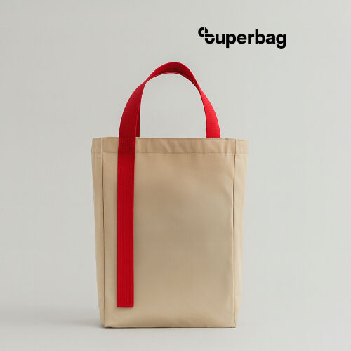 Шоппер Superbag Pack (M) (неокрашенный с красным) 1 Шоппер Superbag Pack (M) (неокрашенный с красным) 1