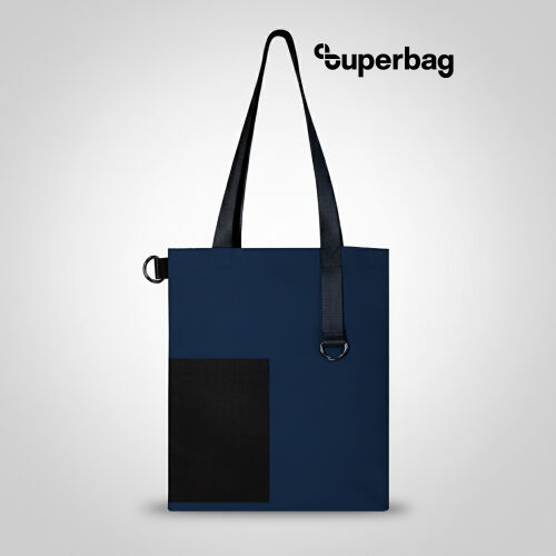 Шоппер Superbag Color (темно-синий с чёрным) 1 Шоппер Superbag Color (темно-синий с чёрным) 1