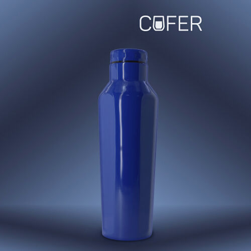 Термобутылка для напитков E-shape (синий) 1