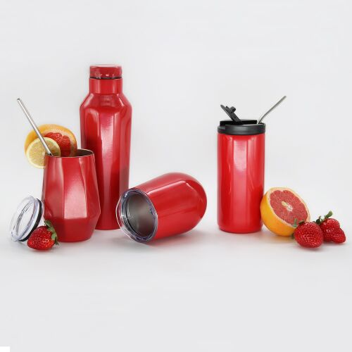 Термобутылка для напитков E-shape (красный) 6