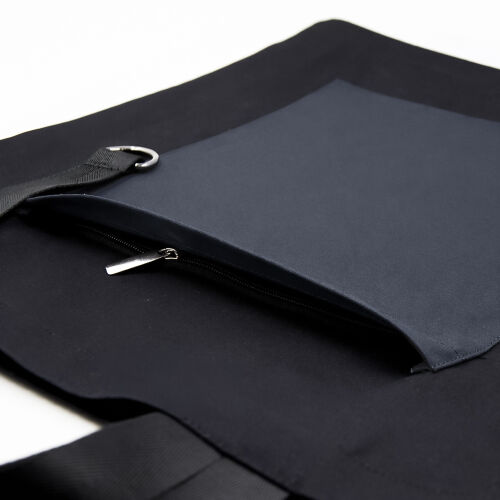 Шоппер Superbag Big Pocket, с карманом на молнии (черный с темно 4