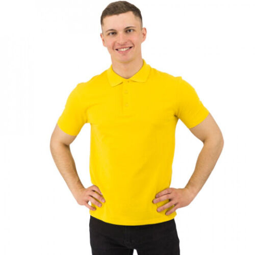 Рубашка поло Rock, мужская (желтая, 2XL) 1 Рубашка поло Rock, мужская (желтая, 2XL) 1