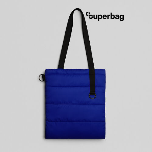 Шоппер Superbag Bubble New (синий с черным) 1