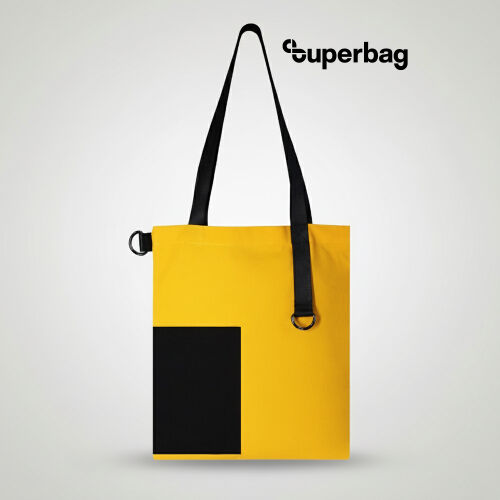 Шоппер Superbag Color (жёлтый с чёрным) 1 Шоппер Superbag Color (жёлтый с чёрным) 1