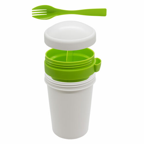 Ланч-бокс Veggie to go Green Line с вилкой (салатовый) 2 Ланч-бокс Veggie to go Green Line с вилкой (салатовый) 2