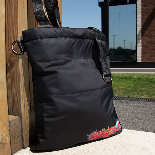 Шоппер Superbag Bubble, с кнопкой (черный) 7 Шоппер Superbag Bubble, с кнопкой (черный) 7