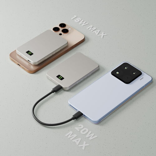 Внешний беспроводной аккумулятор Xoopar Smile с MagSafe и зеркал 3